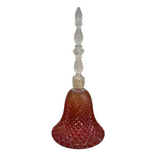 Avon Vintage Rosepoint Bell Charisma Perfume Decanter Bottle Cologne Glass Empty